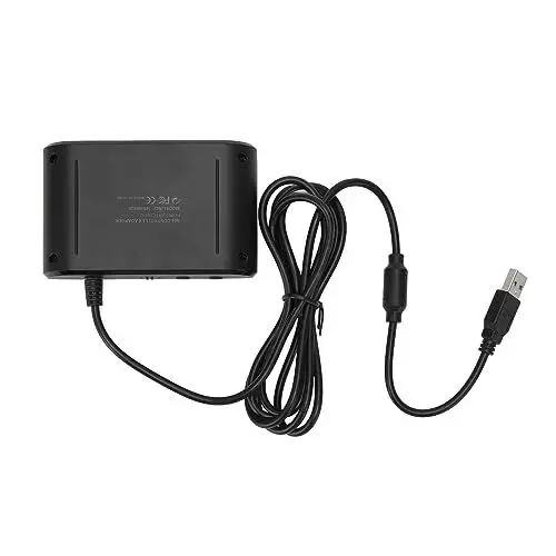 Produktbild: Lazmin112 Controller-zu-USB-Adapter für Switch und PC, Funktion, Unterstützt 2 N64-Controller, Einfache Installation mit EIN-Knopf-Schalter