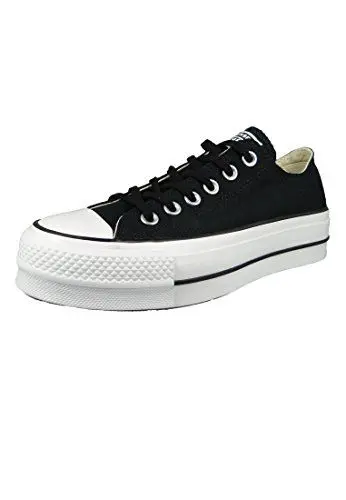 Produktbild: Converse Chucks Plateau Schwarz 560250C Chuck Taylor All Star Lift - OX Black White White, Groesse:38 EU