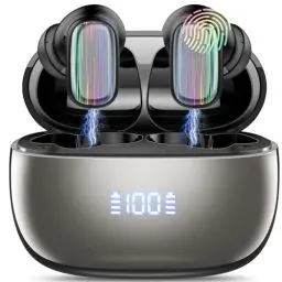 Produktbild: Conyat AI Kopfhörer Übersetzer, 3-in-1Echtzeit Sprachübersetzer Kopfhörer 164 Sprachen mit App, 6 Übersetzungsmodi, 40H Bluetooth 5.4 Übersetzer Kopfhörer für Studium, Reisen, Wirtschaft, Schwarz
