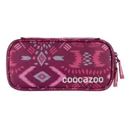 Produktbild: Coocazoo Federmäppchen PencilDenzel „Tribal Melange“ pink, Schlamperetui, Geodreieckfach, Stundenplanfach, herausnehmbarer Stiftehalter, zusätzliches Reißverschlussfach