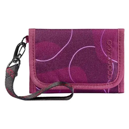 Produktbild: Coocazoo Geldbörse, Berry Bubbles, rosa-pink, Portemonnaie mit Sichtfenster innen & außen, Münzfach & Kartenfächern, Klettverschluss, Polyester, ab der 3. Klasse