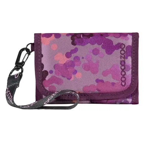 Produktbild: coocazoo Geldbörse, „Cherry Blossom“, rosa, Portemonnaie mit Sichtfenster innen & außen, Münzfach & Kartenfächern, Klettverschluss, ab der 3. Klasse