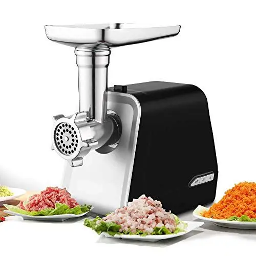 Produktbild: COOCHEER 5306b professionelle Wurstmaschine Fleischwolf, Stahl, 3 kilograms, Black