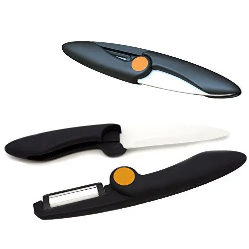 Produktbild: Cookiteasy – Gemeinsam Schälmesser Keramik Ersatzmesser TwinCut Schneidsystem Peeler