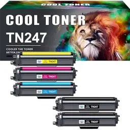 Produktbild: Cool Toner Kompatibel TN-243CMYK TN247 Toner für Brother MFC L3750CDW DCP-L3550CDW Toner MFC-L3750CDW MFC-L3770CDW MFC-L3710CW MFC-L3730CDN HL-L3230CDW HL-L3210CW TN243CMYK TN-247 TN-243 5er-Pack
