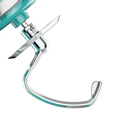 Produktbild: Coolcook Edelstahl-Knethaken für Kitchenaid Standmixer, passend für 4,5–5 Qt Kippkopf-Standmixer-Aufsätze für Kitchenaid Mixer, Ersatz Knethaken für Kitchenaid zubehör