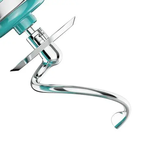 Produktbild: Coolcook Knethaken aus Edelstahl für Kitchenaid Standmixer, passend für 4,5–5 Qt Kippkopf-Standmixer-Aufsätze für Kitchenaid Mixer, spülmaschinenfest für Küchenhelfer-Zubehör und Aufsätze