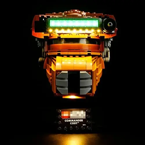 Produktbild: cooldac LED Licht-Kit Kompatibel mit Lego Star Wars 75351 Prinzessin Leia (Boushh) Helm Set, Led Beleuchtungs Set Kompatibel mit Lego 75351 (nur Lichter, Keine Modelle)
