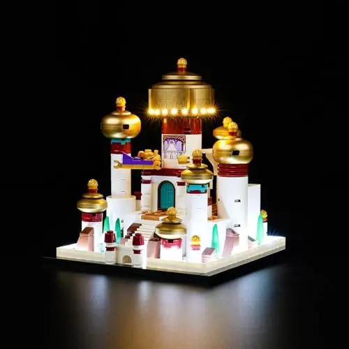 Produktbild: cooldac Led Licht Kit Kompatibel mit Lego 40613 Mini Disney Palace of Agrabah Set (nur Beleuchtung, Keine Modelle), Kreative Dekorlichter Set Kompatibel mit Lego 40613 Mini Disney Palace