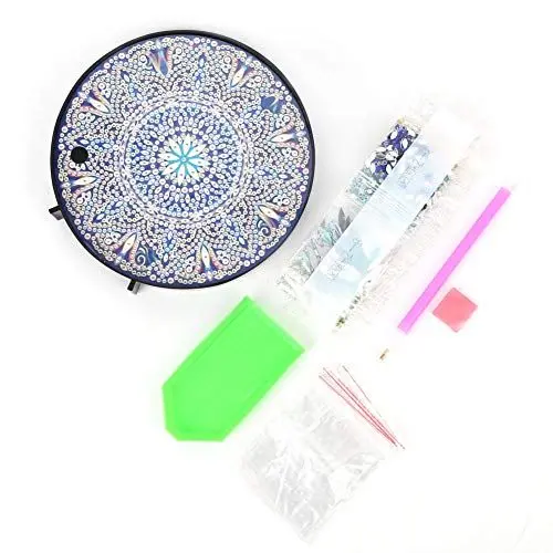 Produktbild: COOLEAD DIY Diamant Malerei Nachtlicht Mandala Handwerk LED Tischlampe Home Decor Schlafzimmer Dekoration (ZXD020)