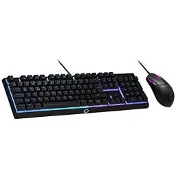 Produktbild: Cooler Master MS110 RGB-Tastatur & Gaming-Maus Kombination – Lineare mem-chanische Schalter, 26 Anti-Ghosting Tasten, On-Board-Steuerung, Gaming Maus mit 4 DPI-Einstellungen – DE Layout QWERTZ