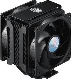 Produktbild: Cooler Master MasterAir MA612 Stealth-CPU-Kühler - Push-Pull SickleFlow 120 V2-PC-Lüfter, 6 Heat Pipes, unbegrenzter RAM-Abstand, mattschwarzes Finish - Amd- und Intel-Kompatibilität