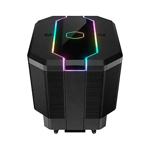 Produktbild: Cooler Master MasterAir MA620M CPU-Kühler - ARGB Dual Tower Kühlkörper, 6 Heatpipes mit leisem SF120R Lüfter