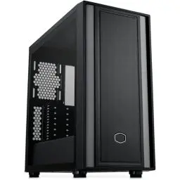 Produktbild: Cooler Master MasterBox 600 Lite – Mid-Tower E-ATX Airflow-Gehäuse Back Connect MB & 420 mm Kühler-fähig, unterstützt bis zu 7 Gehäuselüfter, Seite aus gehärtetem Glas, USB 3.2 Gen 1 Typ-C