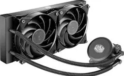 Produktbild: Cooler Master MasterLiquid Lite 240 Wasserkühler – 240mm Liquid Cooler, CPU Wasserkühlung mit dualer Dissipationspumpe und 120mm Luftausgleichslüfter