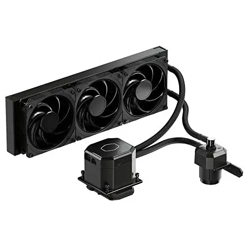 Produktbild: Cooler Master MasterLiquid ML360 SUB-ZERO CPU-Flüssigkeitskühler - TEC AIO-Wasserkühlsystem mit Intel® Cryo Cooling Technology (LGA 1200) Wasserblock, verbesserte Pumpe, 360-mm-Kühler