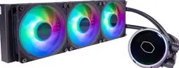 Produktbild: Cooler Master MasterLiquid PL360 Flux CPU-Kühler - AIO Wasserkühlung mit 3 x 120mm Lüfter, 360mm Kühler inkl. ARGB-Controller (2te Generation) - AMD- und Intel-kompatibel