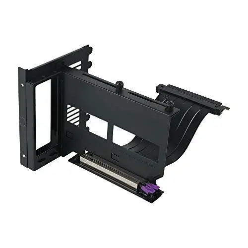Produktbild: Cooler Master Universelle Vertikale Grafikkartenhalterung - GPU Halterung Kit Version 2 für ATX Gehäuse & PCI-E 3.0 Geräte, Modulare Grafikkartenunterstützung, Inklusive 165mm Riser Kabel V2