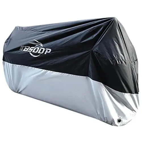 Produktbild: COOLHIYA 1Stk Motorradabdeckung motoradabdeckhaube motorradgarage wasserdichte Windschutzscheibenabdeckung Motorradplane gesichtsroller Schutz Schutzhülle für Sonnenschutz