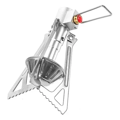 Produktbild: COOLHIYA 1stk Campingkocher Hochleistungsherd Kochutensilien Aus Edelstahl Tragbarer Herd Tragbarer Mini-grill Wanderkocher Outdoor-kochherd Outdoor-kochgeschirr Tragbarer Grill Gas Brenner