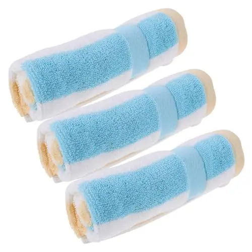Produktbild: COOLHIYA Badewaschlappen 3st Waschlappen Für Gesicht Und Körper Lappen Zum Baumwoll-waschlappen Baby-waschlappen Badehandtücher Gesichtstuch Lätzchen Kind Baumwolle Körper Verwenden