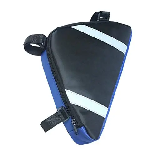 Produktbild: COOLHIYA Fahrrad Dreieck Tasche Fahrradtasche Mit Schnellverschluss Fahrradpacktasche Seitentasche Fahrradzubehör Für Fahrräder Für Erwachsene Fahrrad Satteltasche Polyester Rahmen Keilform