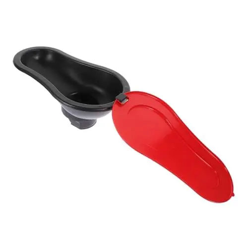 Produktbild: COOLHIYA Temporäre Toilette travel toilet mobiles klo Tragbares WC Außen-WC Notfall-Urinal Toilette für Arbeiter Campingtoilette Wandertoilette Einweg Hockpfanne reisen pp