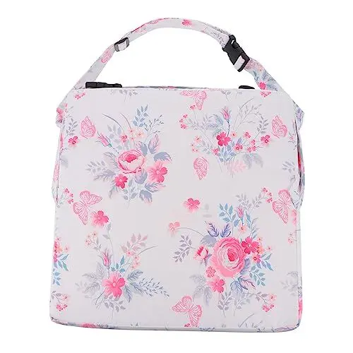 Produktbild: COOPHYA 1stk Sitzkissen Für Kinder Esszimmerstuhlkissen Kleinkind Esskissen Für Kinder Polstererhöhung Für Hochstühle Tragbarer Booster Sessellift Polyester Esszimmerstuhl Mat Weiß