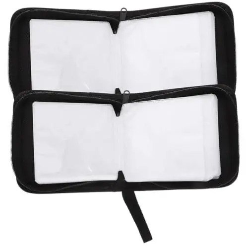 Produktbild: COOPHYA 2st Cd-aufbewahrung Sbox Dvd-aufbewahrungshüllen Cd-container Cd-halter-hülle Cd-speicherhalter 20 Cd-hüllen Harte Dvd-hülle Dvd-tasche Staubdicht Reisen Pp Aufbewahrungstasche