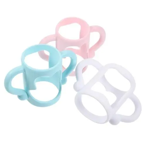 Produktbild: COOPHYA 3 Stk Flaschengriff Griff Für Milchflaschen Aus Silikon Flaschenhalter Griff Für Säuglingsflaschen Halter Für Milchflaschen Nuckelflasche Baby Kieselgel Multifunktion