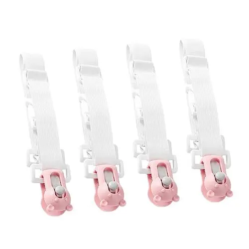 Produktbild: COOPHYA 4 Stück Bettdeckenhalter Für Babymatratzen Bettlaken Bettdeckenhalter Clips Für Babybettwäsche Bettdeckengreifer Bettdeckenhalter Bettdeckenbezug-Befestigungselemente