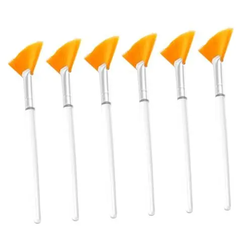 Produktbild: COOPHYA 6St Schönheitsmaskenbürste Make-up Pinsel Fächerpuderpinsel Gesichtsfächer schlafmaske Tonwerkzeuge Make-up-Zubehör Gesichtsmaskenpinsel weiches Fell Textmarker sich bewerben