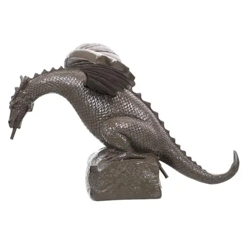 Produktbild: COOPHYA Drachenbrunnen Aquarium Tank Schwimmbad Drachenstatue Jet gartenskulptur Outdoor Fountains gartensprinkler wasserspeier Sprinkleranlage für Teichbrunnen Brunnensprüher Harz Coffee