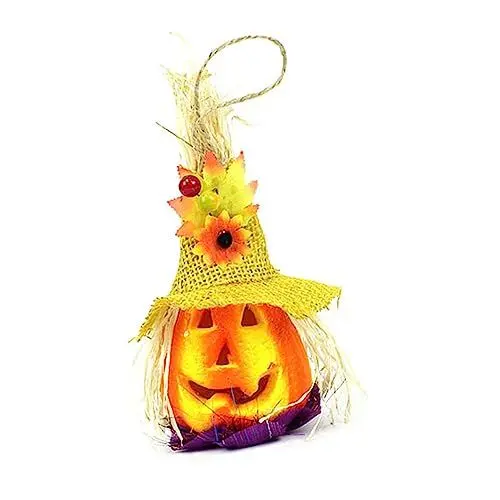 Produktbild: COOPHYA Halloween-Kürbislaternen Halloween-Dekorationen elektrische Batterie Kidcraft-Spielset Airbrush-Flaschen mit Deckel eine Batterie Halloween kostüm Halloween costume schmücken Hut