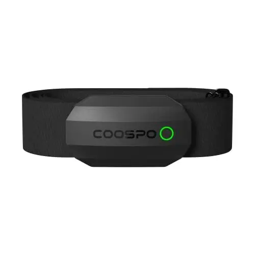 Produktbild: COOSPO H808S Brustgurt Pulsmesser ANT+/Bluetooth, Premium Herzfrequenzmesser Pulsgurt Sensor HRM-Messung Pulsgurt IP67 Wasserdichter, Kompatibel mit Polar, Elite HRV, Wahoo, Garmin, Strava