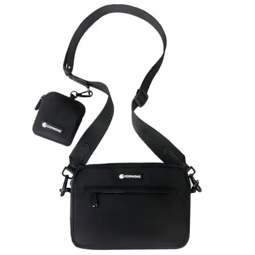 Produktbild: COOWONE Leckerlitasche für Hunde Gassi Tasche Hund Hundeleckerli Tasche Wasserdichte Hundeleckerlitasche Umhängetasche Eingebauter Hundekotbeutelspender Leckerlitasche für Hund zum Training