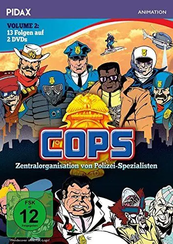 Produktbild: C.O.P.S., Vol. 2 / Weitere 13 Folgen der erfolgreichen Serie (Pidax Animation) (2 DVDs)