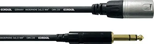 Produktbild: CORDIAL Kabel audio stereo XLR male/jack male stereo 3 m Kabel AUDIO Essentials XLR / Jack