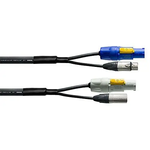 Produktbild: CORDIAL - Kabel DMX XLR 5 Punkte + PowerCON 3 m