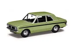 Produktbild: Corgi Ford Cortina Mk2 Lotus – Farngrün – Corgi Vangaurds Druckgussmodell
