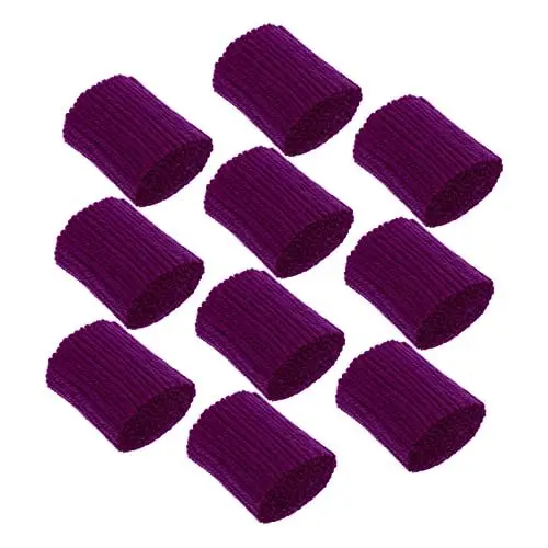 Produktbild: CORHAD 10 Rollen Stickgarn Für Teppiche Handarbeitsgarn Bunte Garnbündel Bastelhakenteppiche Vorgeschnittenes Garn Strickwolle Wollgarn Violett Decke Acryl Dreidimensionale Stickerei