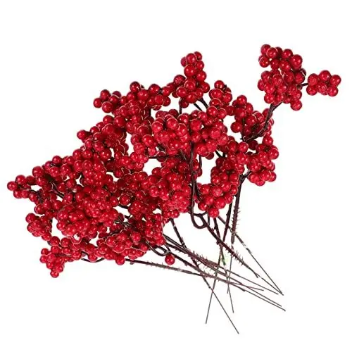 Produktbild: CORHAD Berry Branch Supply 10pcs Künstliche Weihnachtsbeeren-Ornamente