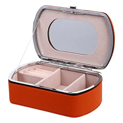 Produktbild: CORHAD Schmuck-reisebox Glatte Aufbewahrungsbox Praktische Schmuckschatulle Einfache Schmuckbox Kosmetik Organizer Mit Übersichtlichem Design