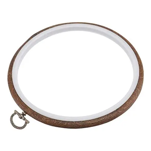 Produktbild: CORHAD Stickrahmen Handstickerei Kreis 17cm Vintage Floral Dekorative Stickerei Klammer Basteln Zubehör