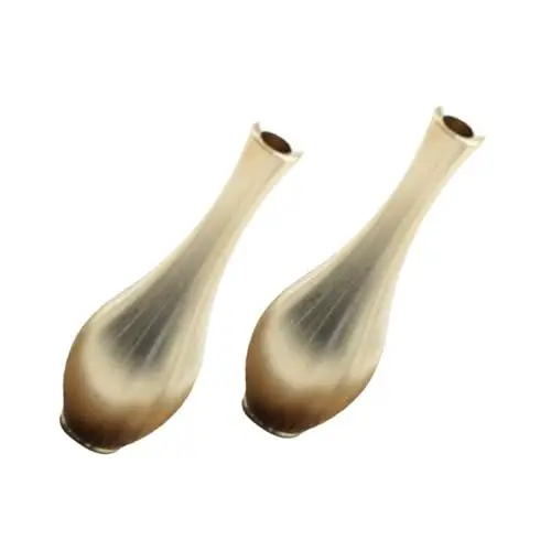 Produktbild: CORHAD 2 Stück Quadratische Blumenvase Einzigartiges Design Kompakte Messingvase Für Die Inneneinrichtung