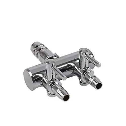 Produktbild: CORHAD Edelstahl Aquarium Luftpumpen Hebel 2 Möglichkeiten Splitter Verteiler Für Aquarium