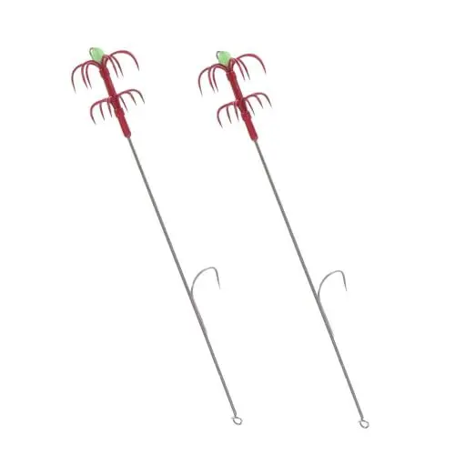 Produktbild: CORHAD Outdoor-angelzubehör-Werkzeug 2er-Pack Doppel-Angelhaken Doppellagige Haken Aus Edelstahl Widerhaken Und Ankerhaken