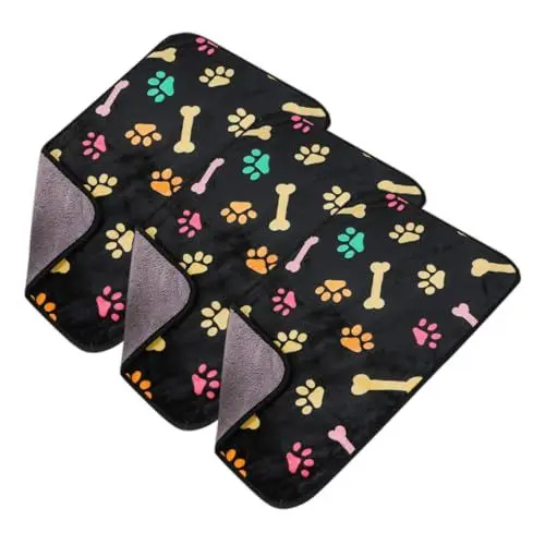 Produktbild: CORHAD 3 Stück Haustierdecke Hundedecke Schlafmatte Katzendecke Bettdecke Warme Käfigdecke Tierdecken Decke Für Haustiere Winterdecke Bequeme Sofa Überwurfdecke Welpendecke
