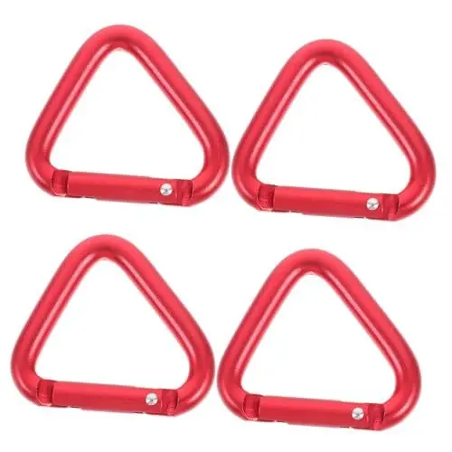 Produktbild: CORHAD Kletterkarabiner Zum Wandern Großer Karabinerclip Dreieckschnallen Sicherheitskarabiner Schlüsselanhänger Für Den Außenbereich