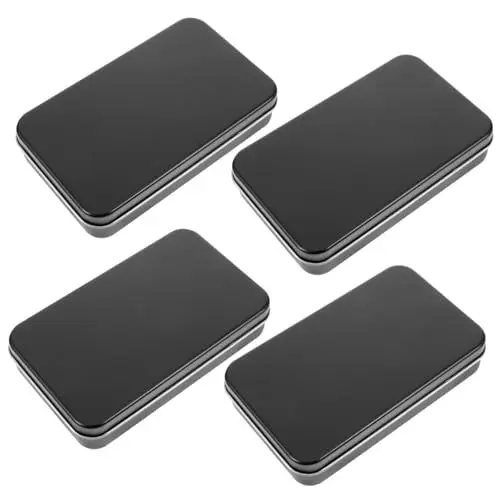 Produktbild: CORHAD 4 Teilige Box Poker Box Sammelkarten Organizer Sammelkartenhalter Sammelkarten Aufbewahrung Sportkarten Etui Baseball Karten Aufbewahrung Baseball Karten Organizer